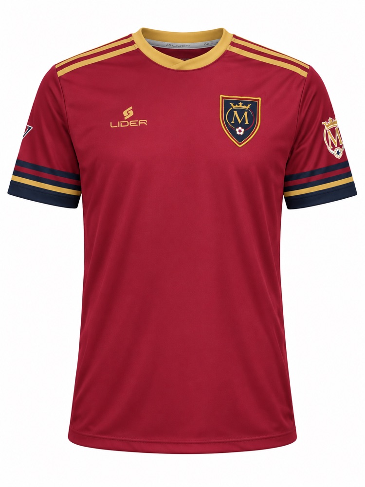 Camisa I grená do Meldina FC 2026